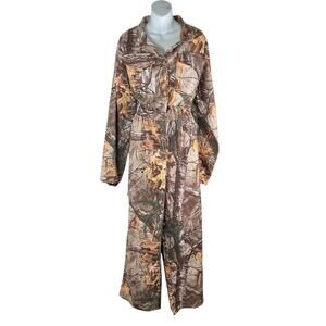 PrettyLittleThing Camo Utility Jumpsuit Women’s US 14 Hunting Print Long Sleeve
